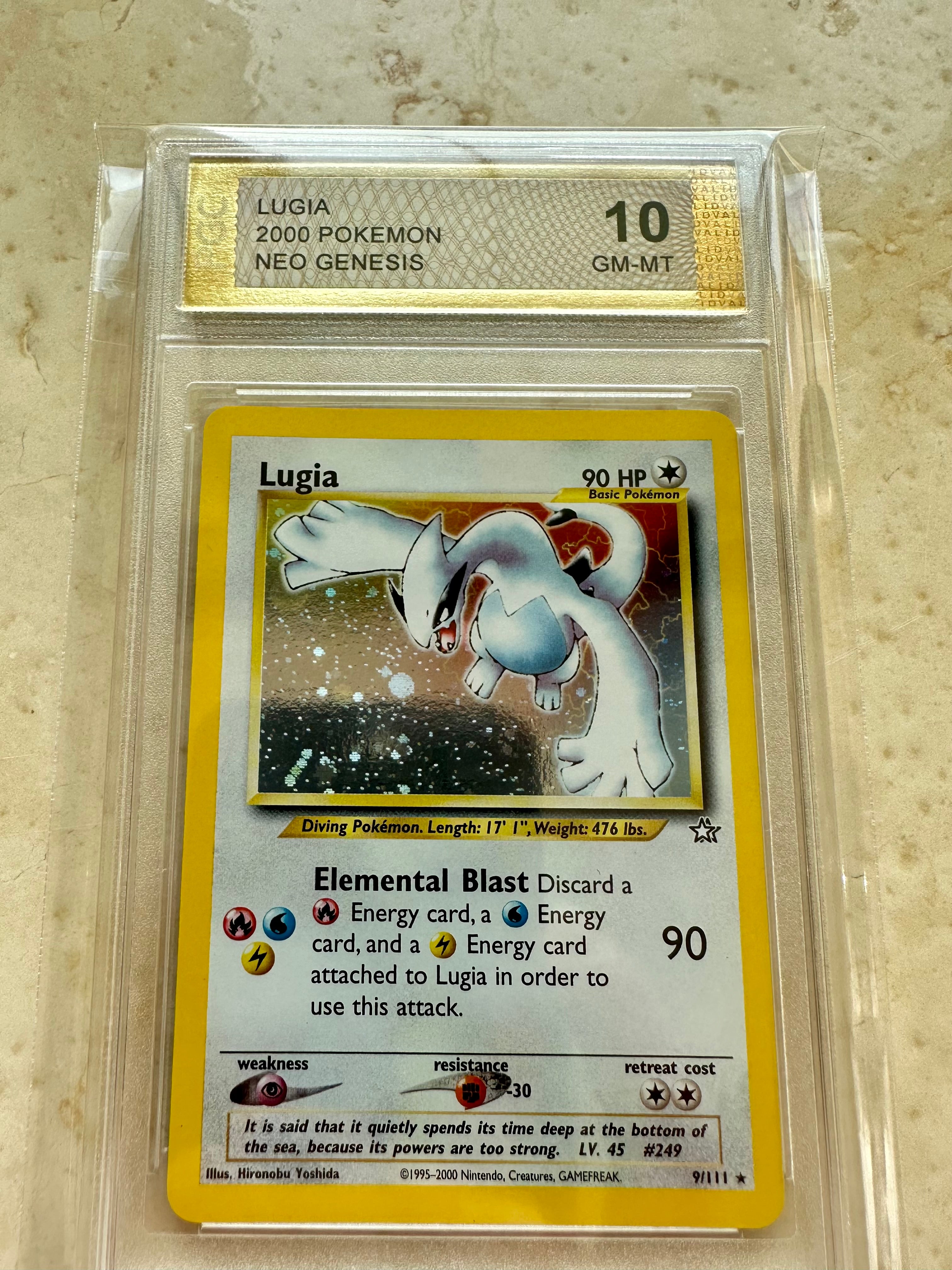 Store PSA9 Pokemon lugia PSA 9