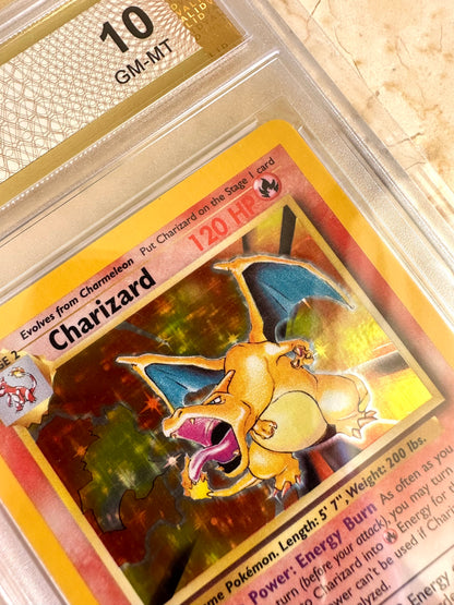 CHARIZARD 10 BASE 1999 HOLO PGC POKEMON PSA 4/102 CARD GEM MINT #20