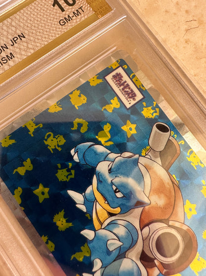 BLASTOISE TOPSUN PRISM 1ST EDITION PGC 10 POKEMON PSA JAPANESE 009 1995 HOLOFOIL