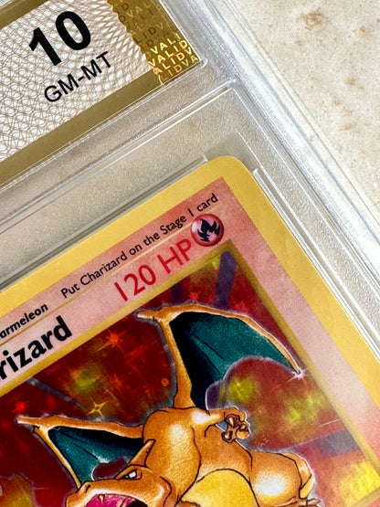 CHARIZARD 1ST EDITION PGC 10 BASE 1999 HOLO POKEMON PSA 4/102 CARD SHADOWLESS #3