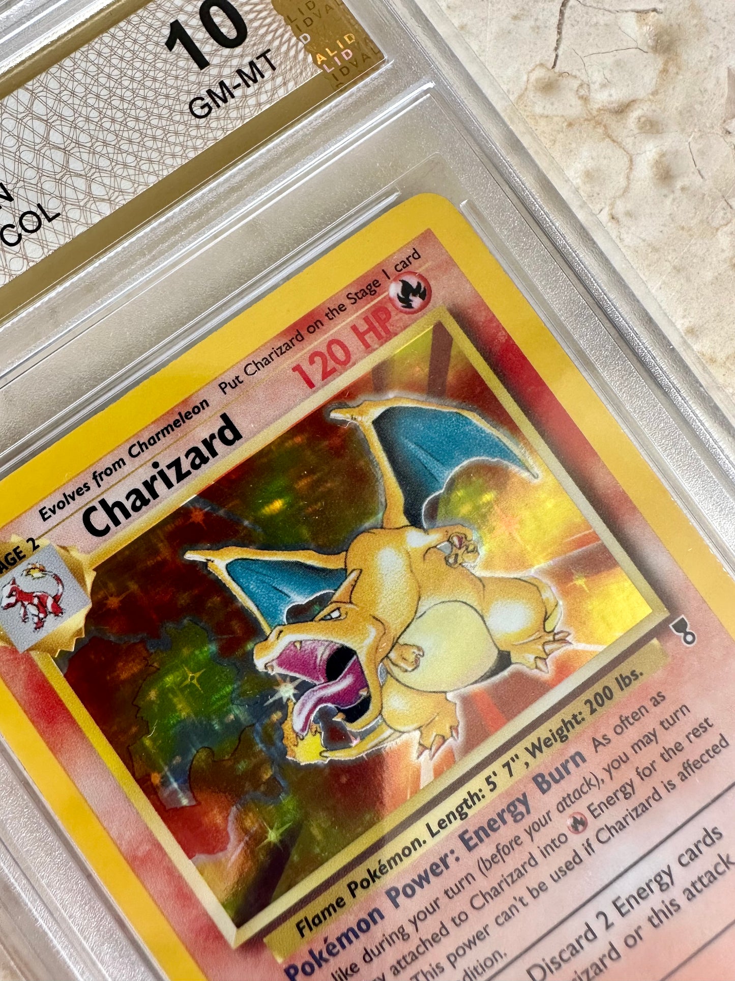 CHARIZARD 10 LEGENDARY COLLECTION HOLO PGC BASE PSA POKEMON 3/110 GEM MINT #6