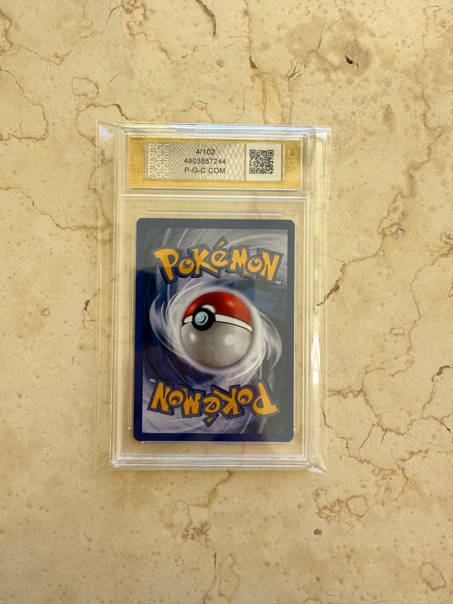 GLURAK CHARIZARD 10 BASE 1999 HOLO PGC POKEMON PSA 4/102 CARD GEM MINT GERMAN