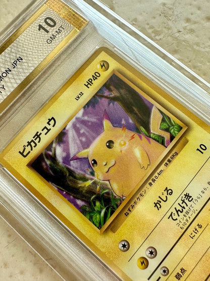 PIKACHU NO RARITY 1ST EDITION 1996 BASE PGC 10 025 PSA JAPANESE POKEMON GEM MINT