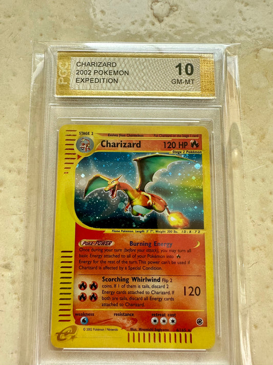 CHARIZARD EXPEDITION HOLO PGC 10 BASE PSA POKEMON 2002 GEM MINT 6/165 #2