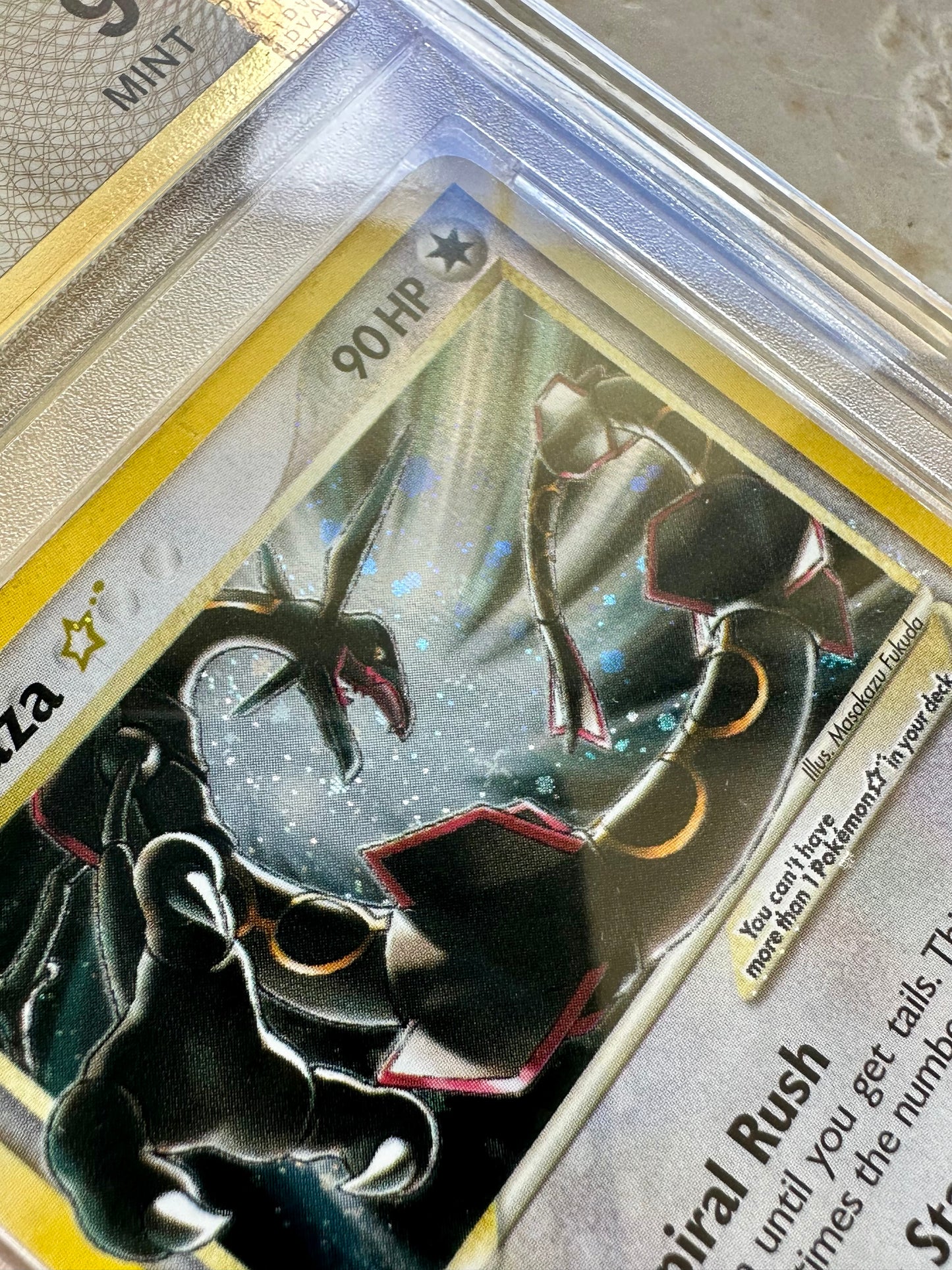 RAYQUAZA GOLD STAR PGC 9 2005 POKEMON EX DEOXYS PSA 107/107 MINT ULTRA RARE