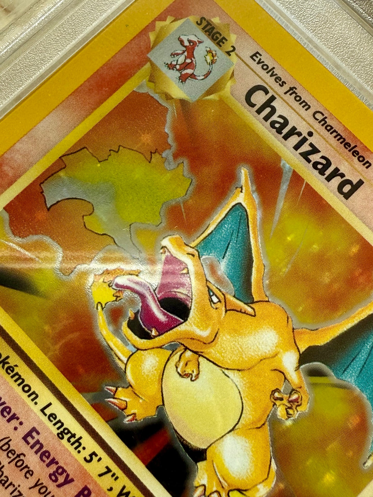 CHARIZARD 10 GREEN DOT ERROR 1999 BASE HOLO PGC POKEMON PSA 4/102 CARD MINT 2