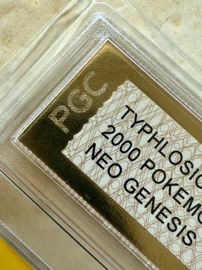 TYPHLOSION 1ST EDITION PGC 10 NEO GENESIS PSA POKEMON 17/111 BASE HOLO MINT #5