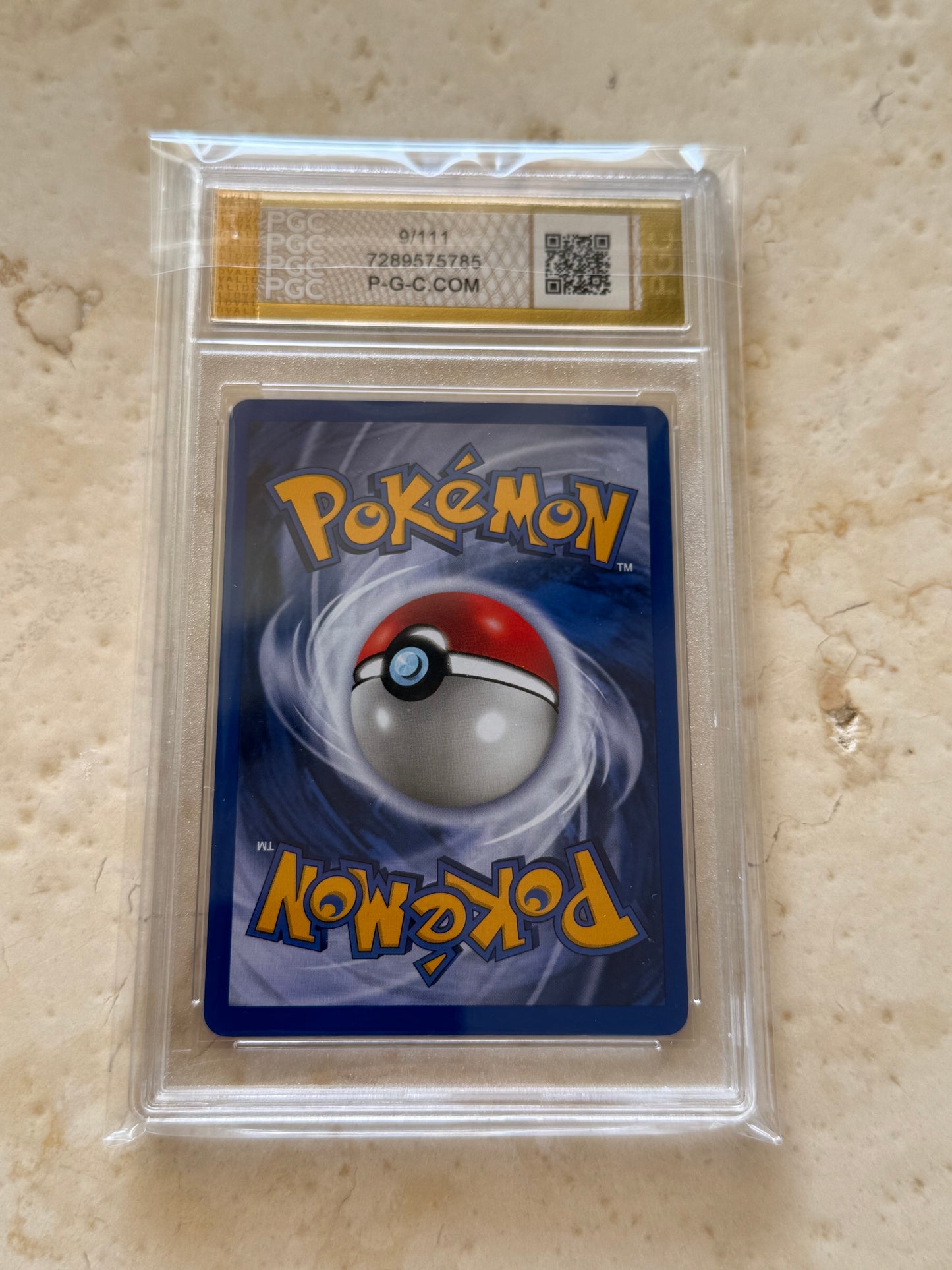 LUGIA 1ST EDITION NEO GENESIS PGC 10 BASE HOLO PSA 2000 POKEMON 9/111 SWIRL #16