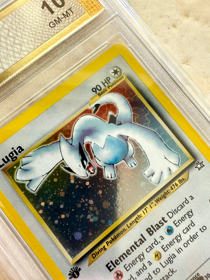 LUGIA 1ST EDITION NEO GENESIS PGC 10 BASE HOLO PSA 2000 POKEMON 9/111 SWIRL #17