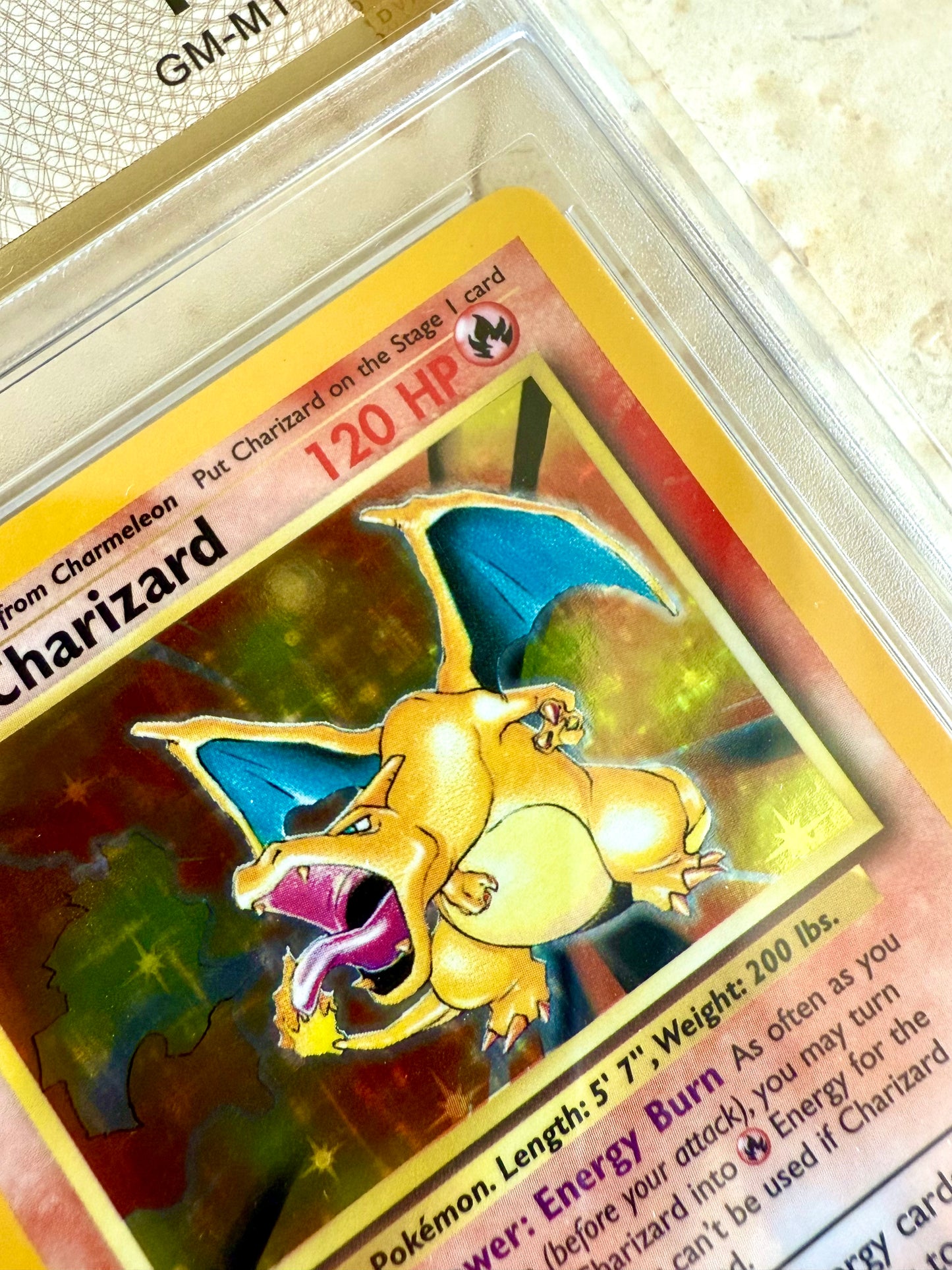 CHARIZARD 10 BLACK DOT ERROR 1999 BASE HOLO PGC POKEMON PSA 4/102 CARD GEM MINT