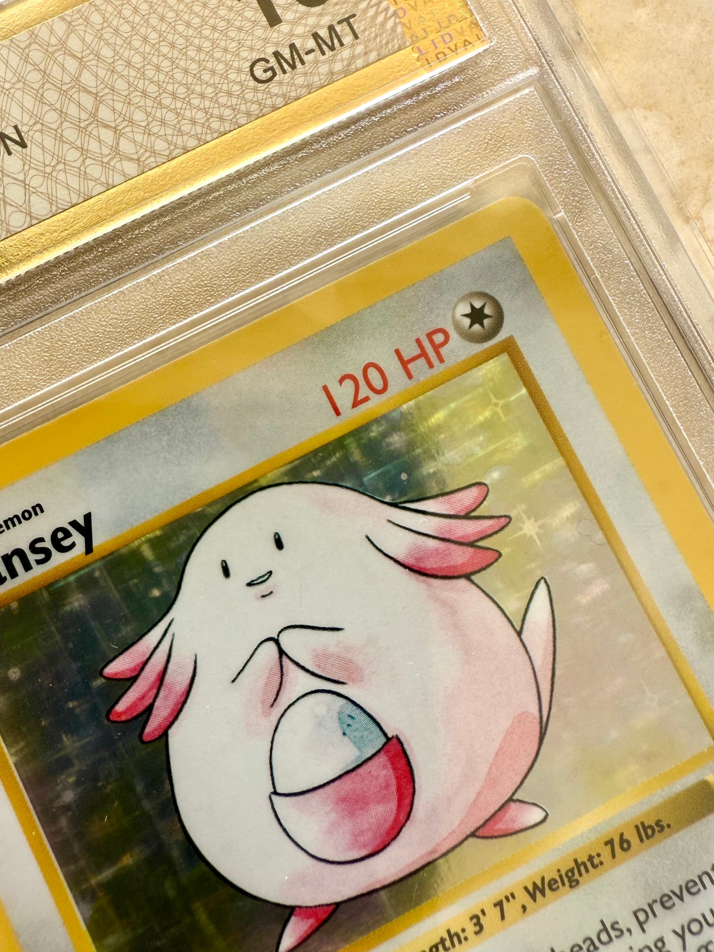 CHANSEY 1ST EDITION PGC 10 BASE 1999 HOLO POKEMON PSA 3/102 CARD SHADOWLESS #3