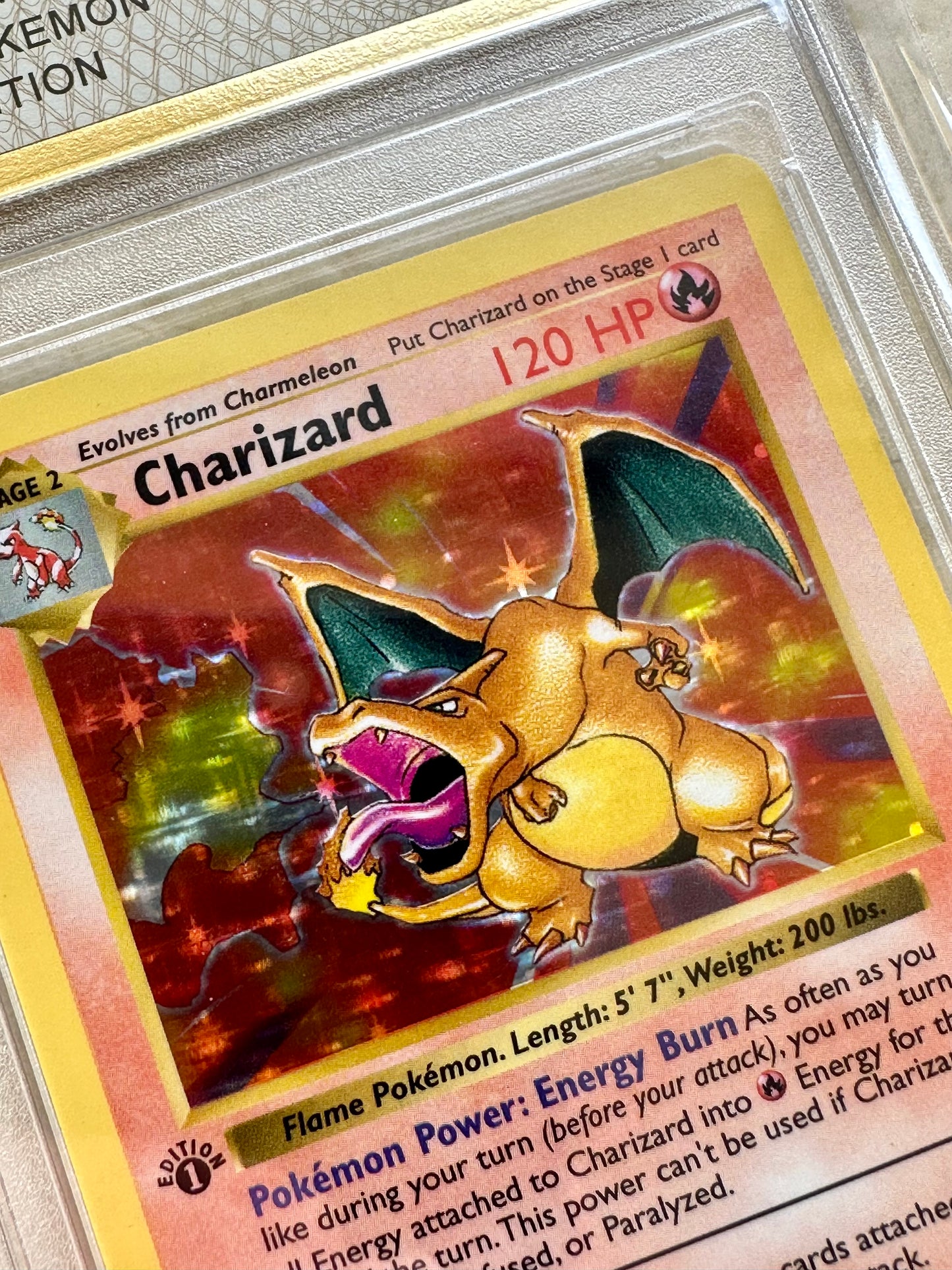 CHARIZARD 1ST EDITION PGC 9 BASE 1999 HOLO POKEMON PSA 4/102 CARD SHADOWLESS #2