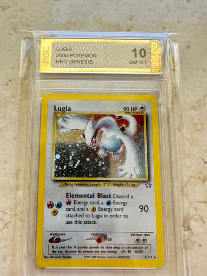 LUGIA NEO GENESIS PGC 10 BASE HOLO 2000 PSA POKEMON 9/111 CARD GEM MINT RARE #3