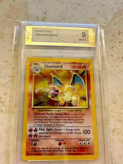 CHARIZARD PGC 9 BASE 1999 HOLO POKEMON PSA CARD 4/102 MINT #5