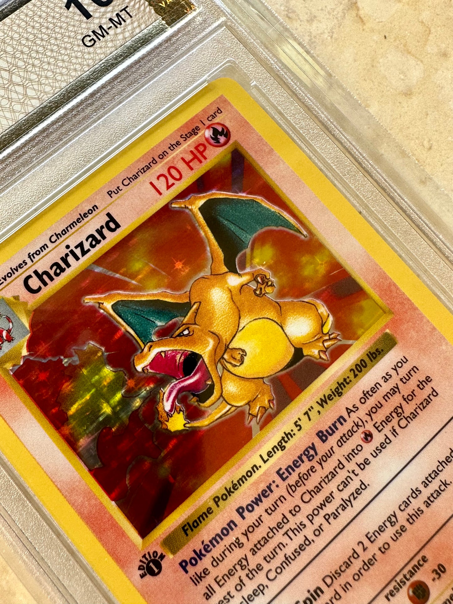 CHARIZARD 1ST EDITION PGC 10 BASE 1999 HOLO POKEMON PSA 4/102 CARD SHADOWLESS #2