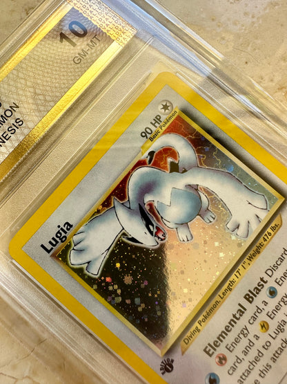 LUGIA 1ST EDITION NEO GENESIS PGC 10 BASE HOLO PSA 2000 POKEMON 9/111 SWIRL #6