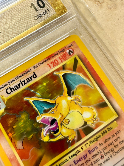 CHARIZARD 10 BASE 1999 HOLO PGC POKEMON PSA 4/102 CARD GEM #11