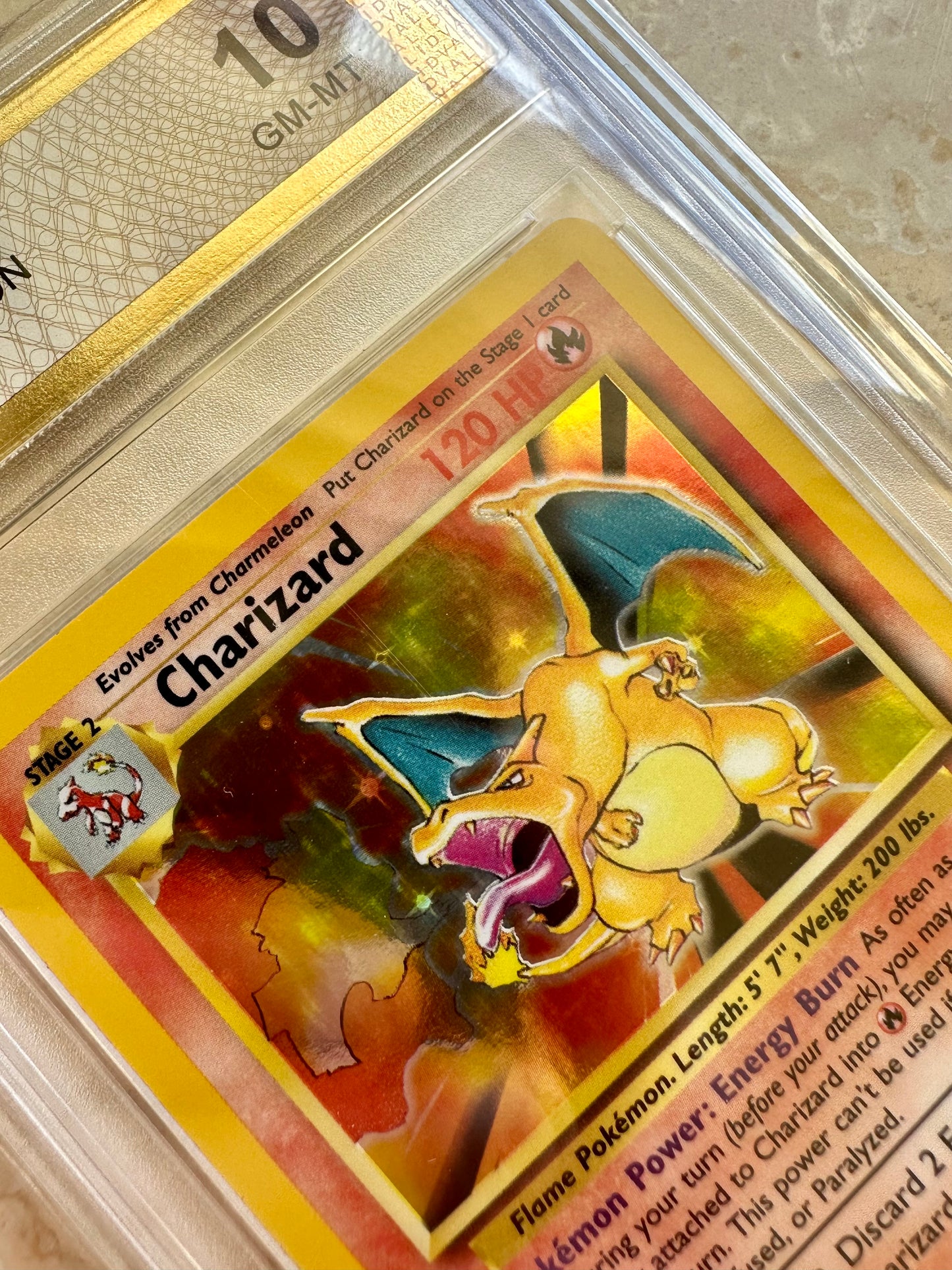 CHARIZARD 10 BASE 1999 HOLO PGC POKEMON PSA 4/102 CARD GEM #14