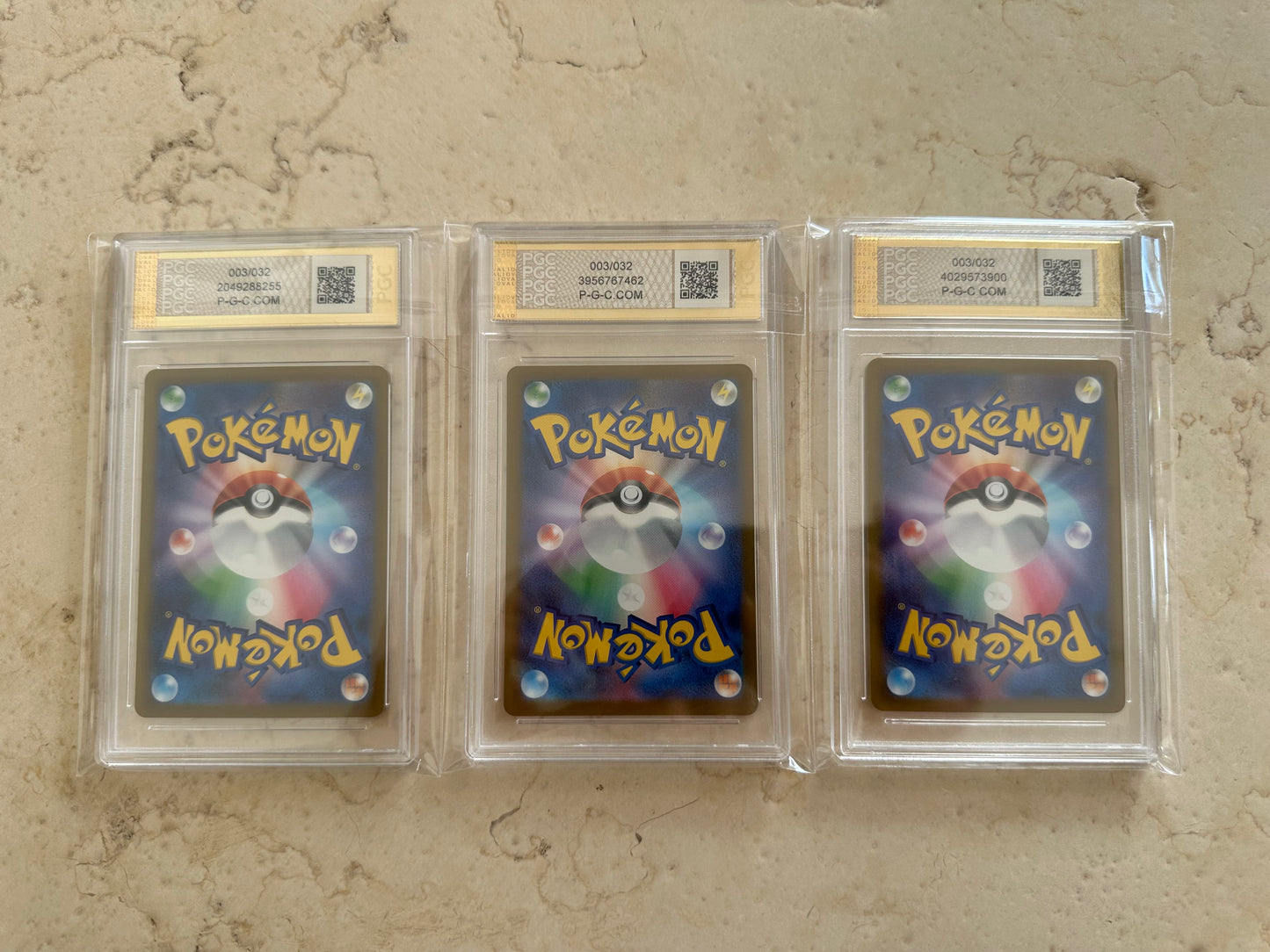 3X CHARIZARD BLASTOISE 10 TRIO CLASSIC COLLECTION PGC PSA POKEMON CLL JAPANESE