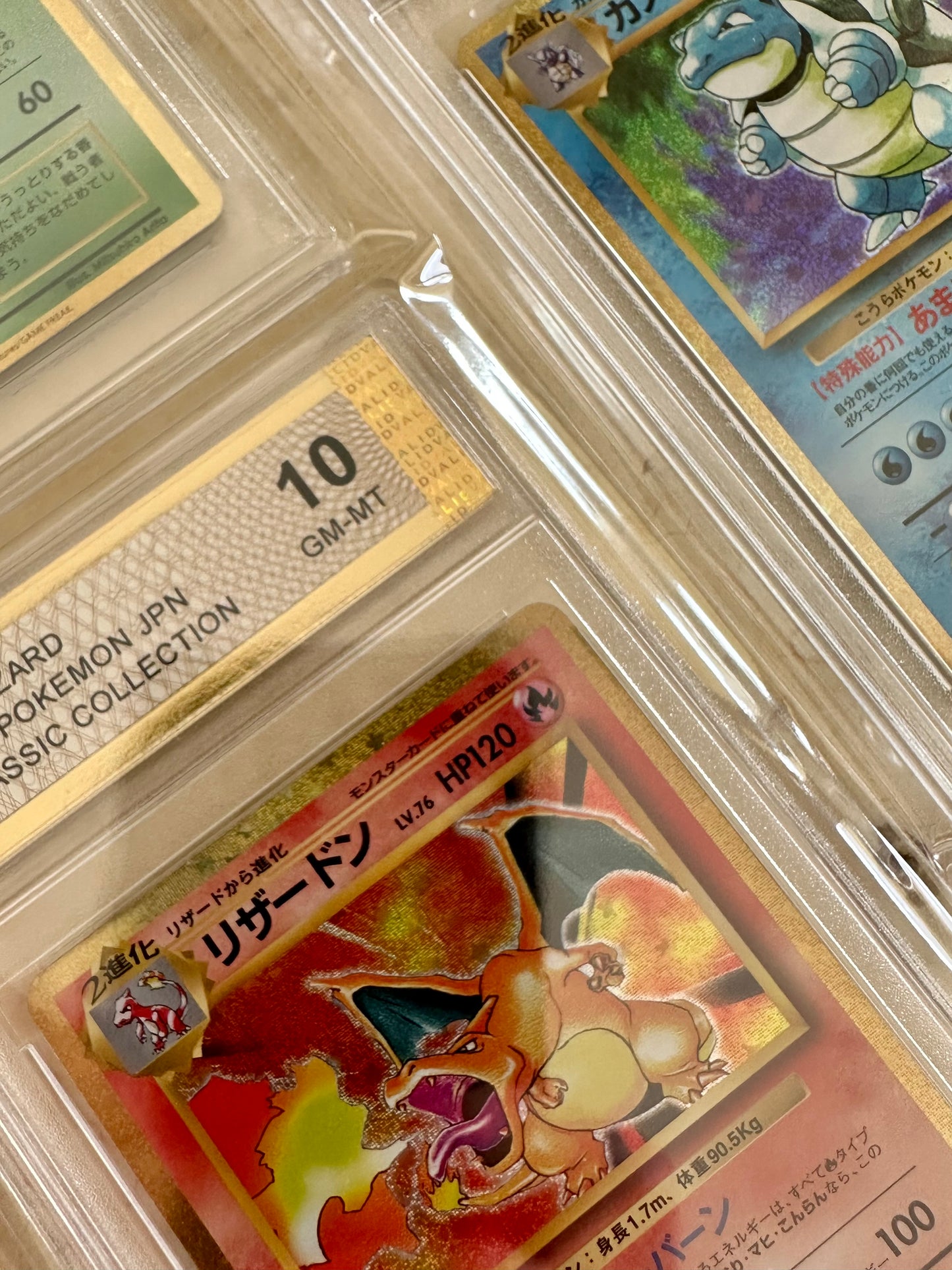 3X CHARIZARD BLASTOISE 10 TRIO CLASSIC COLLECTION PGC PSA POKEMON CLL JAPANESE