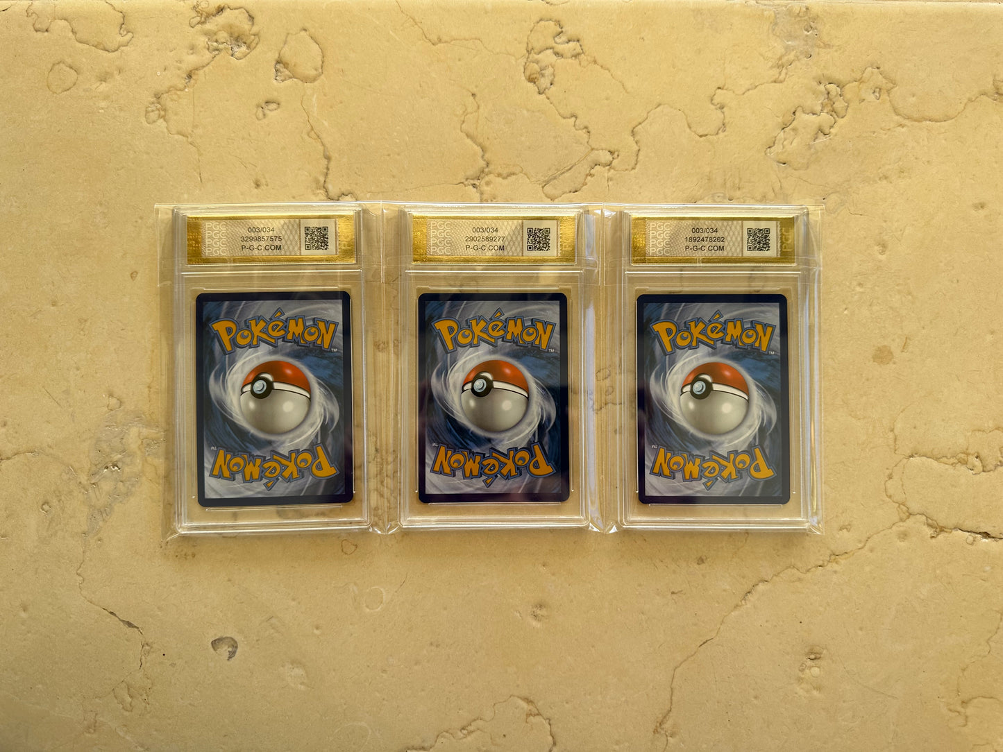 3X CHARIZARD BLASTOISE 10 TRIO CLASSIC COLLECTION PGC POKEMON PSA CLC CLV CLB