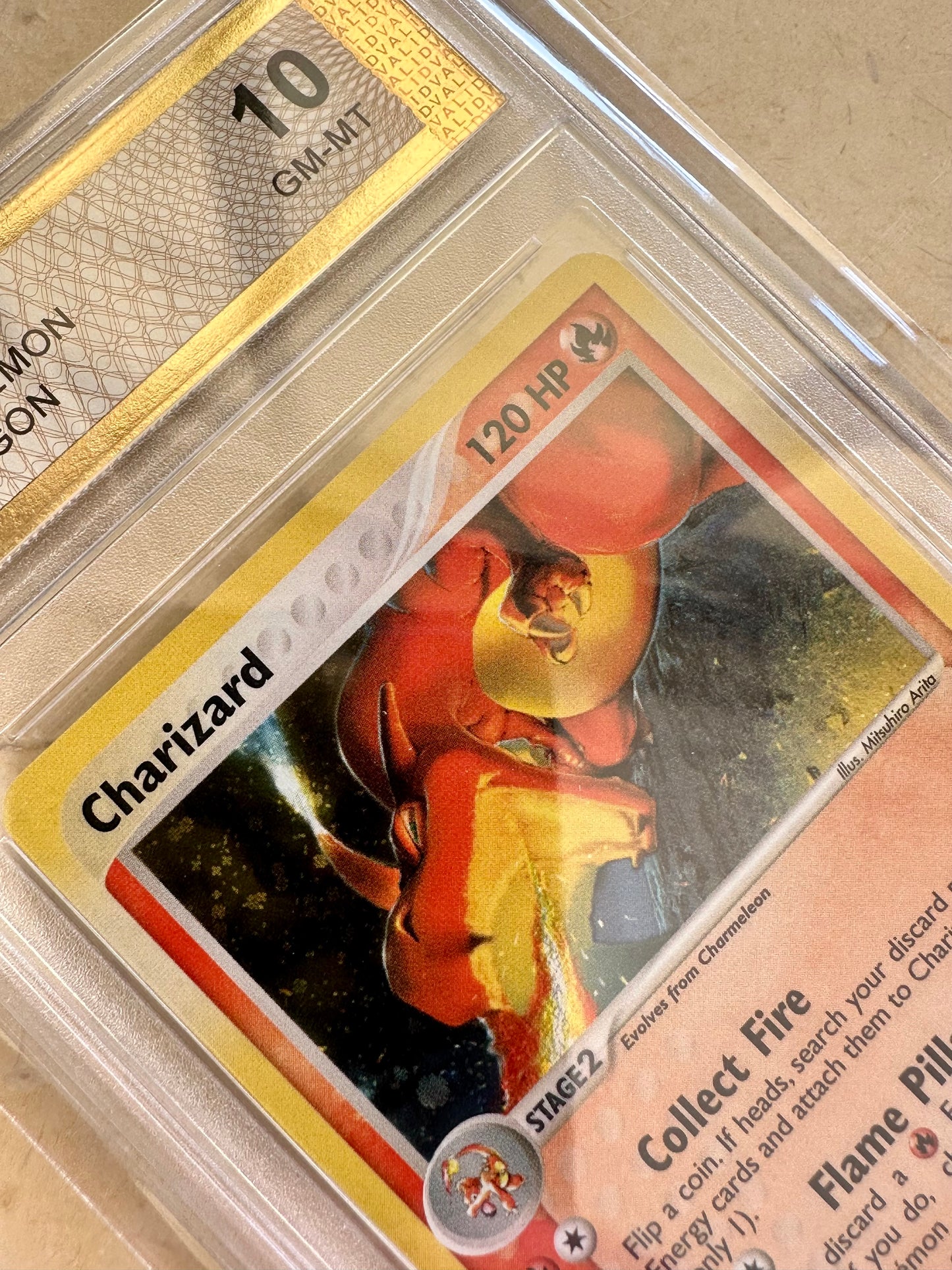 CHARIZARD PGC 10 EX DRAGON 100/97 HOLO 2003 POKEMON CARD GEM MINT SR SECRET RARE