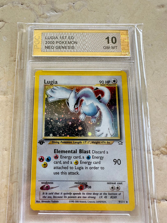 LUGIA 1ST EDITION NEO GENESIS PGC 10 BASE HOLO PSA 2000 POKEMON 9/111 #3