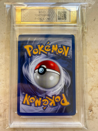 LUGIA 1ST EDITION NEO GENESIS PGC 10 BASE HOLO PSA 2000 POKEMON 9/111 SWIRL #9