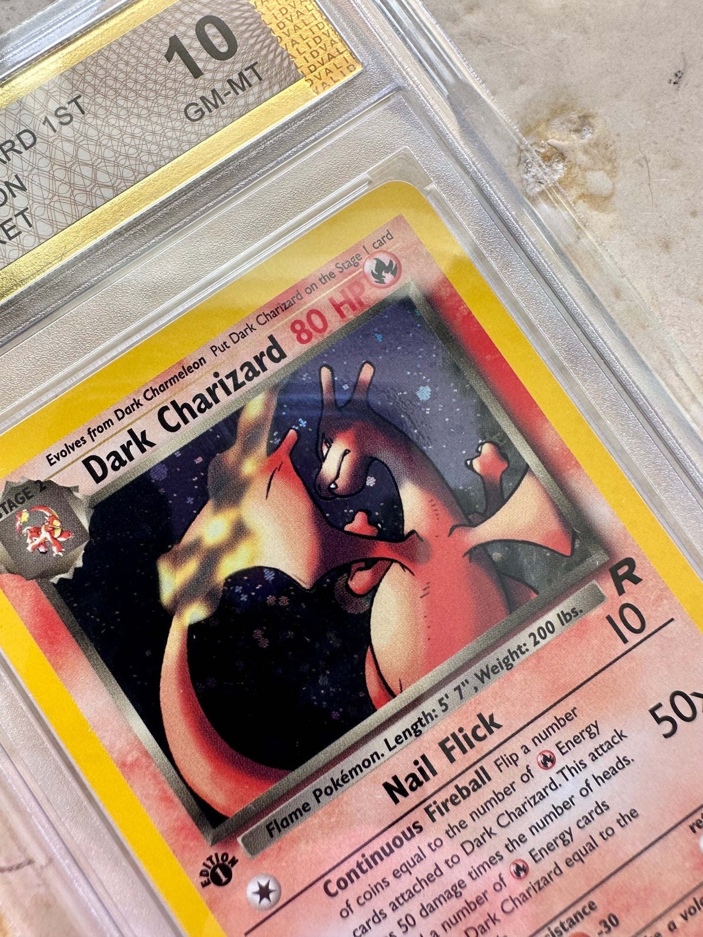 1ST EDITION HOLO DARK CHARIZARD PGC TEAM ROCKET 2000 4/82 PSA POKEMON MINT #2