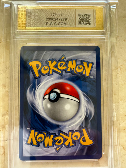 BLACK DOT ERROR TYPHLOSION 1ST EDITION PGC 10 NEO GENESIS PSA POKEMON 17/111