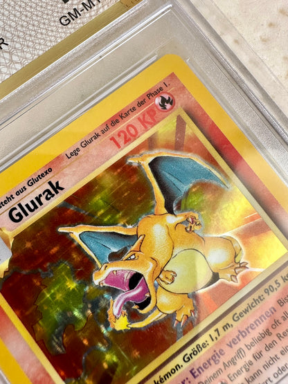 GLURAK 1ST EDITION CHARIZARD 10 BASE 1999 PGC POKEMON PSA GERMAN FIRECRACKER #4