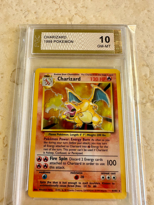 CHARIZARD 10 BASE 1999 HOLO PGC POKEMON PSA 4/102 CARD GEM MINT #18