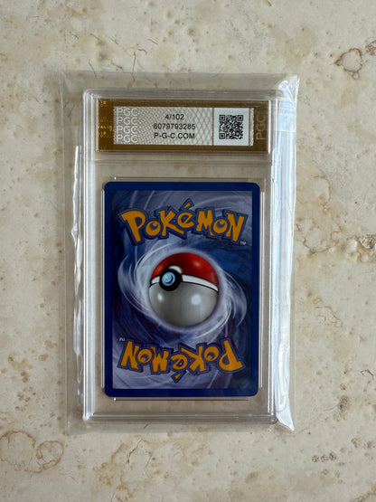 CHARIZARD 10 BASE 1999 HOLO PGC POKEMON PSA 4/102 CARD GEM MINT WILL SELL V FAST