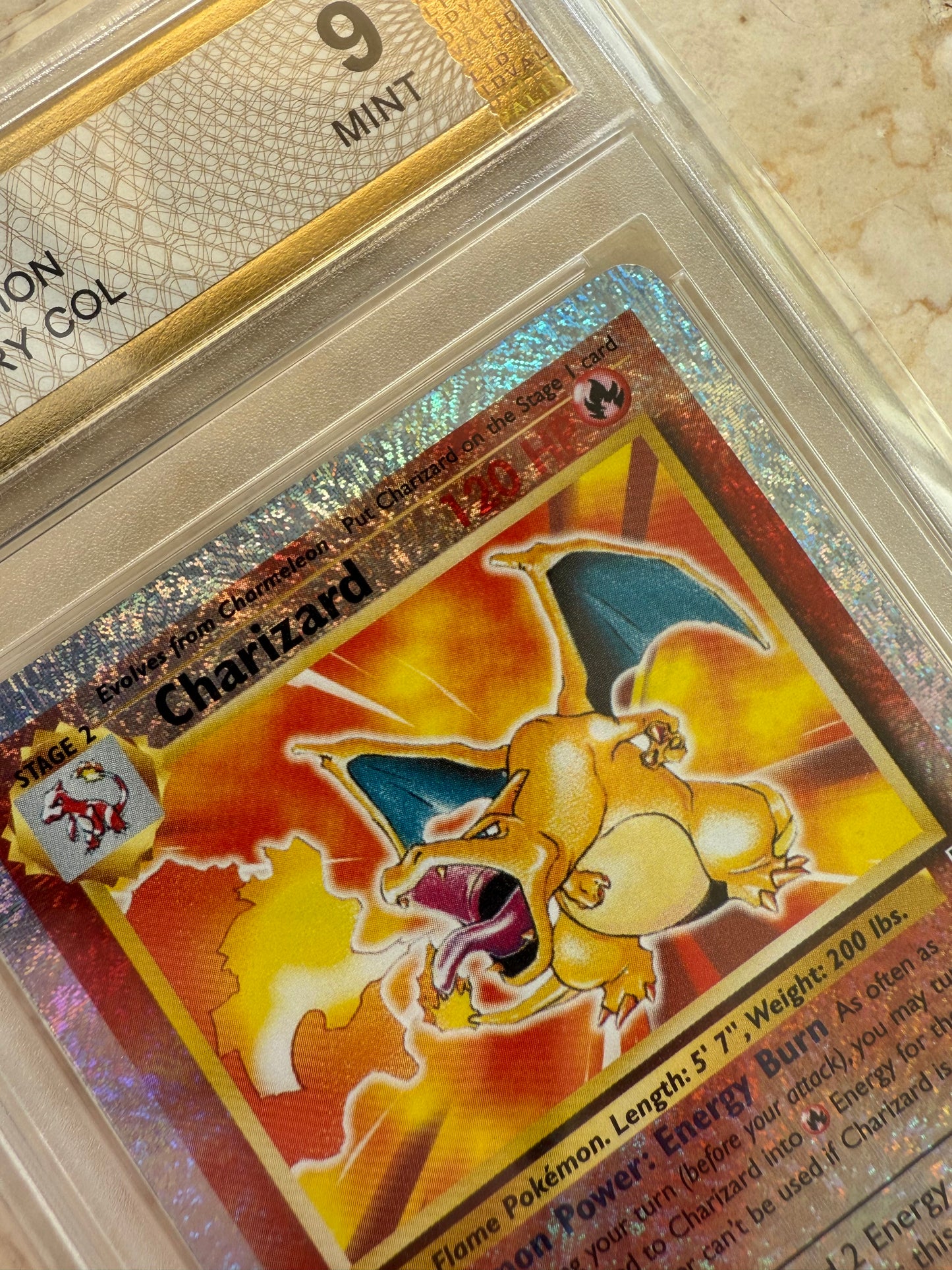 CHARIZARD 9 LEGENDARY COLLECTION REVERSE HOLO PGC BASE PSA POKEMON 3/110 GEM!