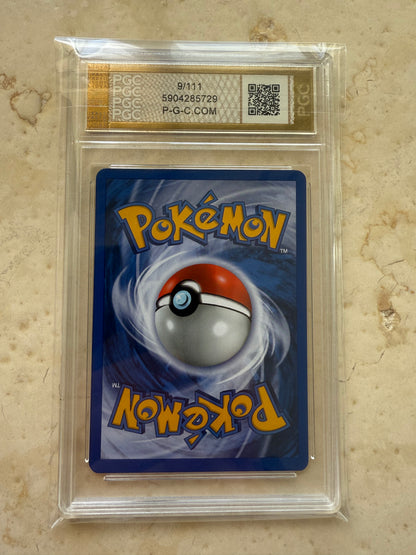 LUGIA 1ST EDITION NEO GENESIS PGC 10 BASE PSA 2000 POKEMON 9/111 AMAZING SWIRL!