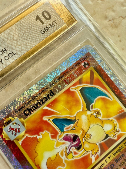 CHARIZARD 10 LEGENDARY COLLECTION REVERSE HOLO PGC BASE PSA POKEMON 3/110 GEM!