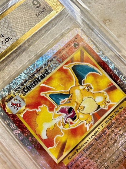 CHARIZARD LEGENDARY COLLECTION REVERSE HOLO PGC 9 BASE PSA POKEMON 3/110 MINT