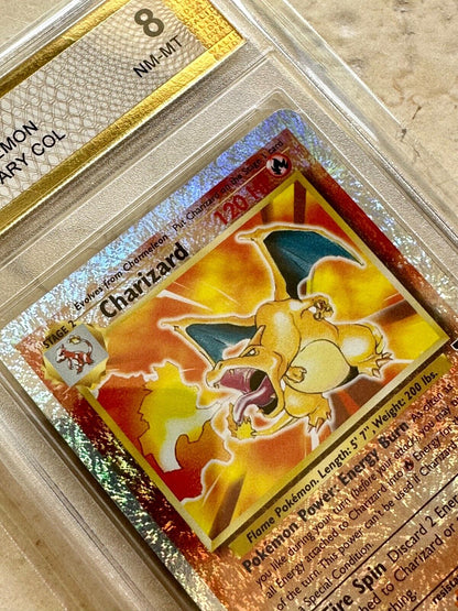 CHARIZARD LEGENDARY COLLECTION REVERSE HOLO PGC 8 BASE PSA POKEMON 3/110 MINT