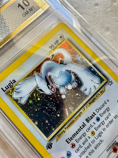 RARE ERROR LUGIA 1ST EDITION NEO GENESIS PGC 10 BASE HOLO PSA 2000 POKEMON 9/111